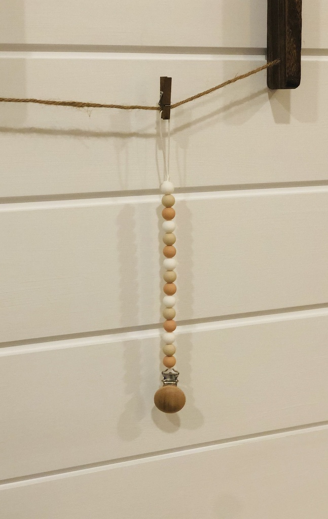 Silicone Bead Pacifier Clip
